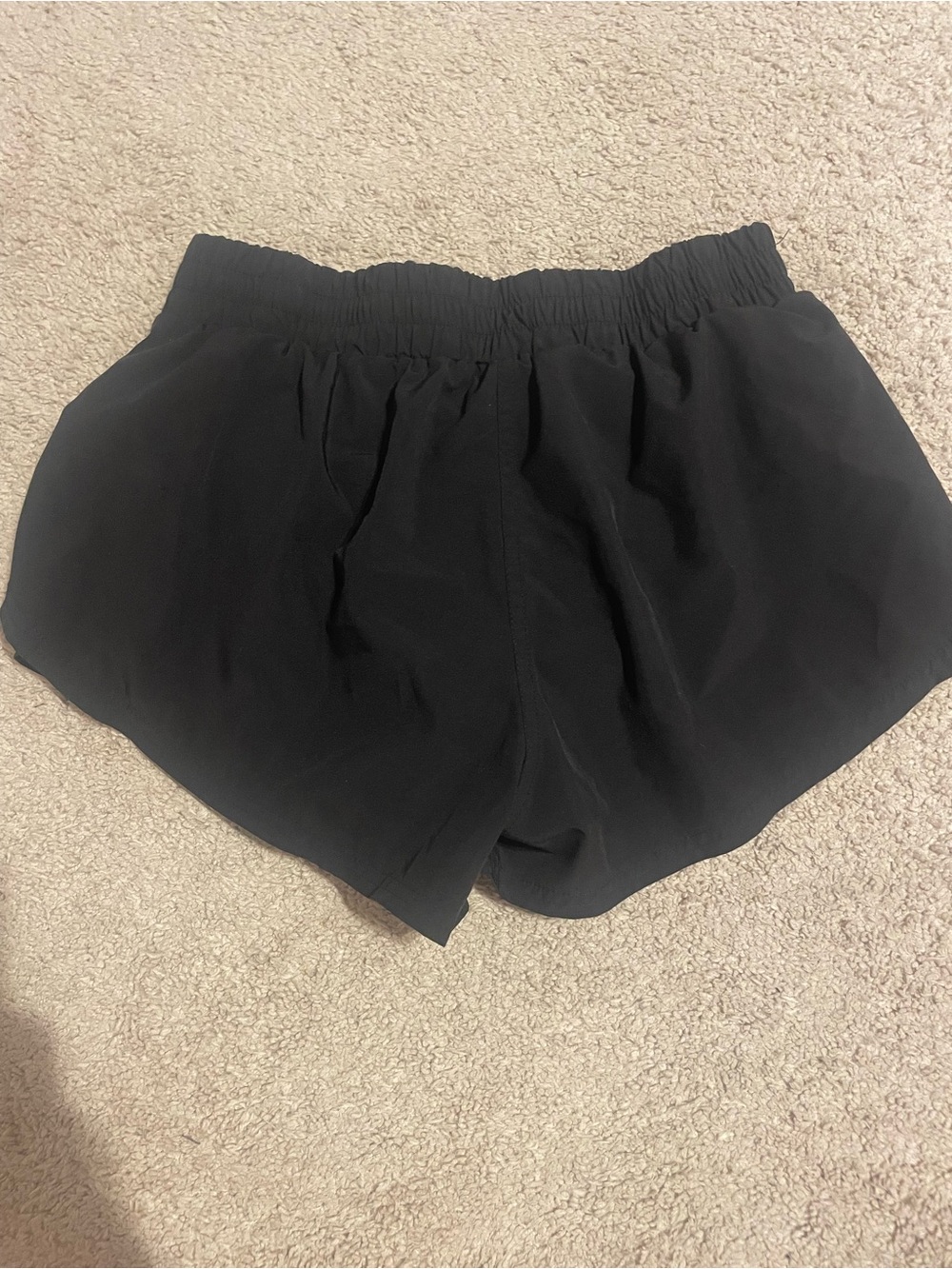 Altar'd State Black Elastic-Waist Athletic Shorts